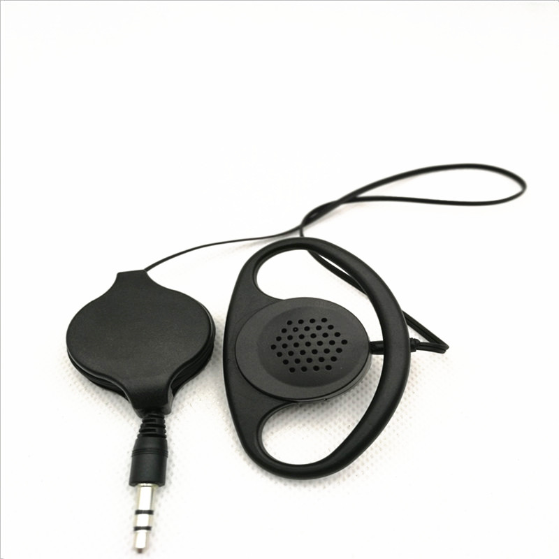 Earphone Sport Hook - Выдвижная стереогарнитура с мягким крючком, односторонняя