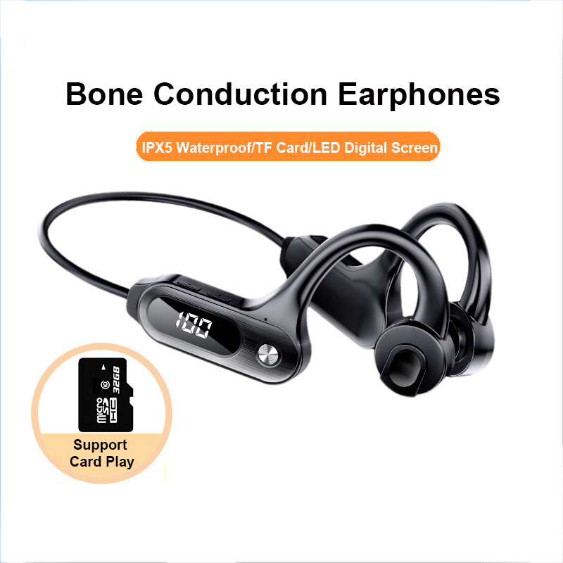 Earphone Sport Hook - Наушники с костной проводимостью Bluetooth 5,3,