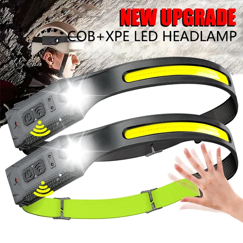 Running Headlamp Led - Светодиодный налобный фонарь, перезаряжаемый через USB,