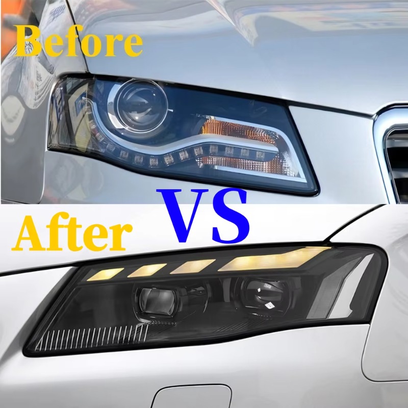Running Headlamp Led - Для Audi A4 B8: Обновленные фары