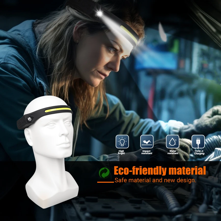 Перезаряжаемая фара с датчиком – обзор и цена Running Headlamp Led