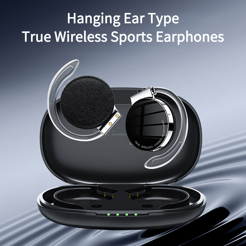 F2 TWS Наушники с микрофонами  – обзор и цена Earphone Sport Hook