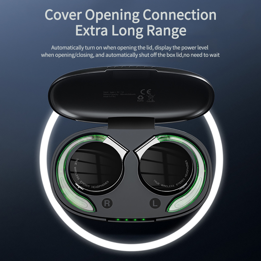 F2 TWS Наушники с микрофонами  – обзор и цена Earphone Sport Hook