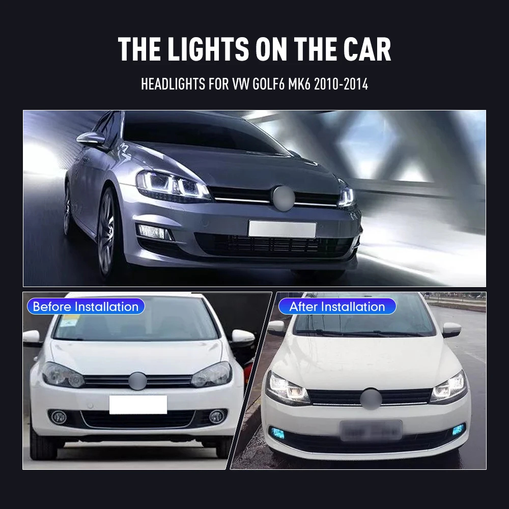 2 шт. автомобильные фары для V – обзор и цена Running Headlamp Led