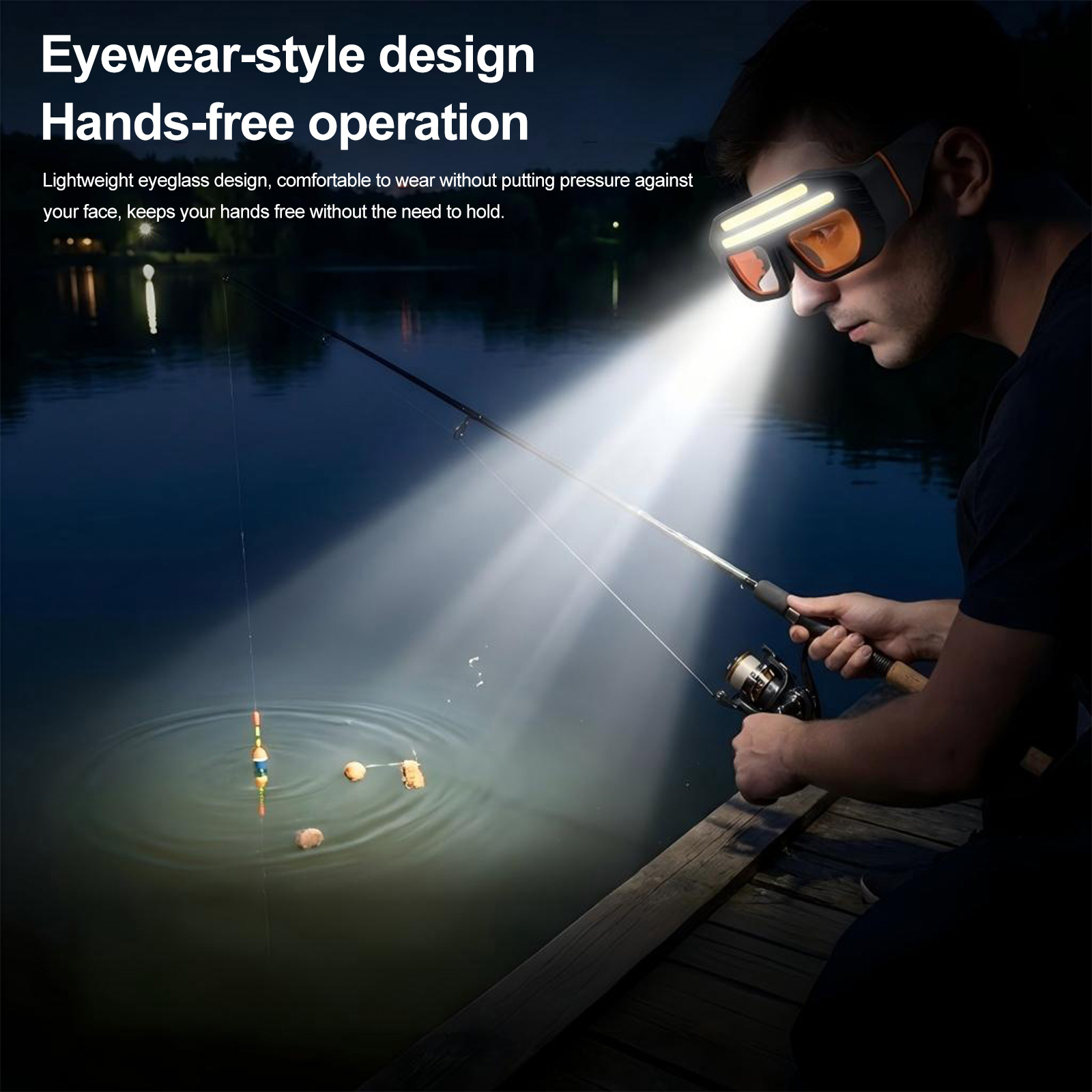 Светодиодные очки с двойным ис – обзор и цена Running Headlamp Led