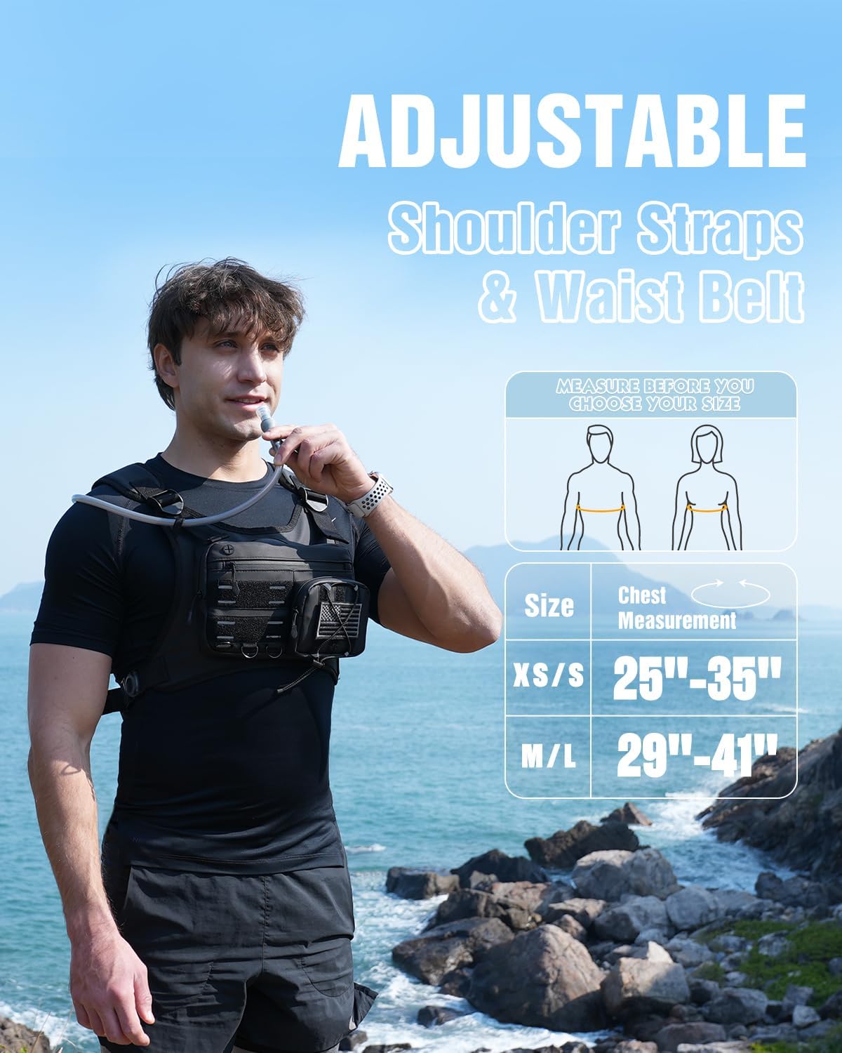 Жилет для бега Zelvot с резерв – обзор и цена Running Gear Design